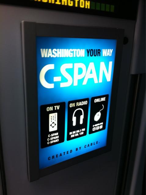 Is cspan getting coop money for media buy from cable companies?