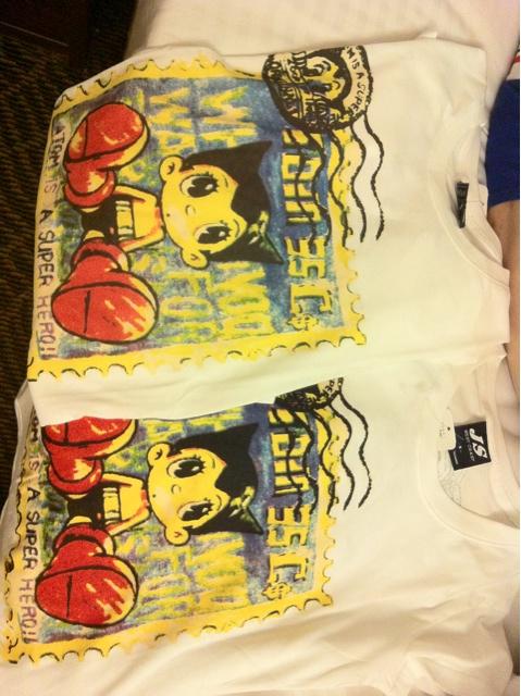 And Astro boy couple shirt for us at only $15 SGD. ?