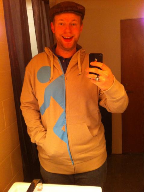 Portal hoodie arrived! /cc @thinkgeek